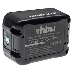 vhbw Batterie compatible avec Makita CL108FD, CL108FDMW1, CL108FDSM1, CL108FDW1 outil électrique (4000 mAh, Li-ion, 12 V, 3 cellules)