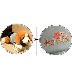 Universal Cm kawaii peluche chien peluche couché beagle chiot avec vêtements oreiller doux mignon animal poupée bébé fille cadeau d'anniversaire | Peluche animaux