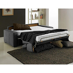 Acheter Inside 75 Canapé EXPRESS MELBOURNE couchage 120 cm matelas 18 cm nubucuir gris graphite