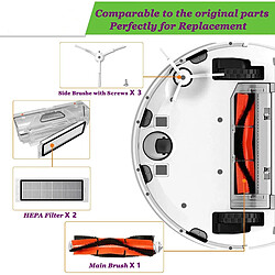 INF Kit de pièces de rechange pour aspirateur robot Xiaomi Roborock