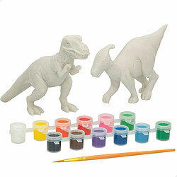 Travaux Manuel PlayGo 15 Pièces Dinosaures Pour la peinture (6 Unités)