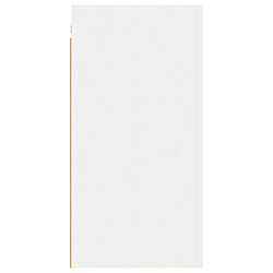 Avis vidaXL Meuble TV Blanc 30,5x30x60 cm Bois d’ingénierie