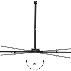 Duronic TVB109M Support Mural d'écran de télévision inclinable, Rotatif et orientable - 32 à 60 Pouces / 81 à 153 cm – VESA 600 x 400 pas cher