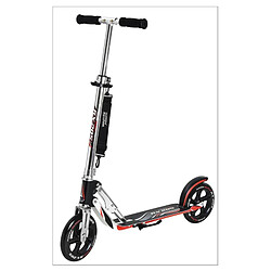 Hudora Trottinette Aluminium Big Wheel RX 205. Noir et rouge