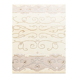 Vidal Tapis de laine 188x124 beige Darya pas cher