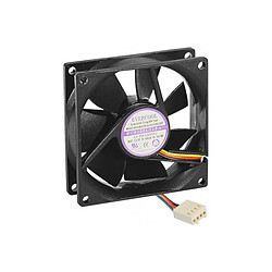 Abi Diffusion Ventilateur de rechange - 4 Fils PWM - 80x80x25