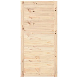 Acheter vidaXL Porte de grange 100x1,8x204,5 cm Bois massif de pin