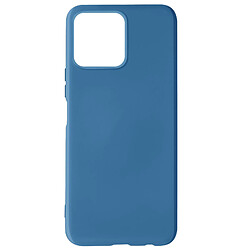 Avizar Coque Honor X8 Silicone Semi-rigide Soft-touch Fine Bleu