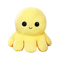 Avis RedMiter Peluche poulpe réversible double face 20 cm -orange + jaune