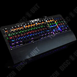 Avis Tech Discount TD® Clavier Gamer Mécanique Rétro éclairage Couleur Noir RGB Touches hauteur ajustable parfait usage Gaming haute qualité