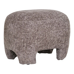 EPIKASA Pouf Nazare, Beige, Polyester, 41x53x38 cm