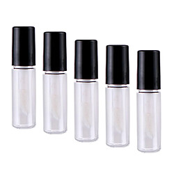 5x 2ml Flacon Mascara Vide/ Tube Brillant à Lèvres DIY Bouteille Rechargeable Cosmétique Liquide Petite Taille