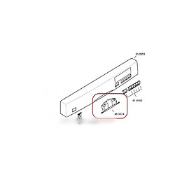 Poignee ouverture de porte de lave vaisselle bosch b/s/h