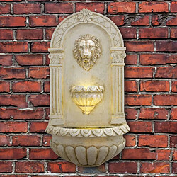 Ubbink Fontaine murale de jardin Acqua Arte Assoro Lion