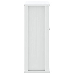 Acheter vidaXL Armoire murale de salle de bain BERG blanc bois massif