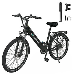 Avis Vélo électrique Kornorge, moteur 350 W, batterie 36 V/12,5 Ah, pneus 26 pouces, C7 - Noir