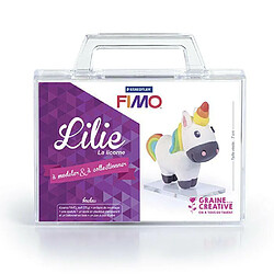 Graines Creatives Coffret pâte polymère Ma première figurine - Lilie la licorne