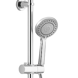 K20 Colonne de Douche sans Robinet K2O Chillout Bay 96,5cm en Acier Inoxydable avec Pommeau de Douche, Étagère et Douchette à Main à 5 Positions pas cher