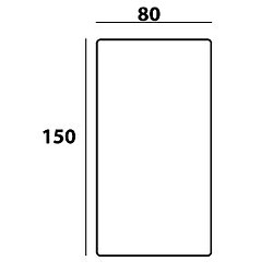 Acheter Surmatelas Chauffant 1 Place 150x80cm, 3 Niveaux de Température, Lavable, Simple, 60, Blanc, Mesko, MS 7419