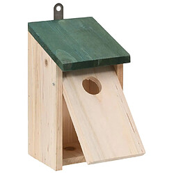 Acheter Decoshop26 Nichoir oiseaux pour extérieur 4 pièces en bois 12x12x22 cm DEC020829