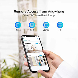 Acheter REOLINK Caméra de Surveillance Extérieure PoE 4K 8MP - RLC-810A - Caméra IP Détection Personne/Véhicule Vision Nocturne IR