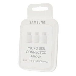 Samsung usb type c micro USB x3 Adapter -Blanc