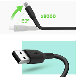 Câble USB vers USB-C Charge et Synchronisation Ultra-résistant 2m Belkin noir pas cher