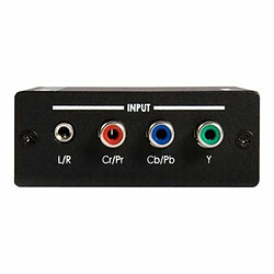 Avis STARTECH Convertisseur vidéo composant vers HDMI avec audio - Mini Jack Femelle Audio, 3 x RCA Femelle Vidéo, 1 x RCA