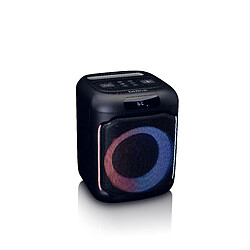 Lenco Enceinte Bluetooth avec effets lumineux LED et autonomie de batterie de 14 heures PA-100BK Noir