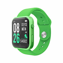 D20L Montre Intelligente Informations Rappel D'Appel Pression Artérielle Surveillance De L'Oxygène Sanguin Bracelet De Sport Vert