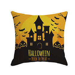 Acheter P27 4PCS 45 * 45cm Accueil Halloween Anglais Motif Alphabet Court Taie d'oreiller en peluche Taie d'oreiller Coussin Coussin Coussin Décoration