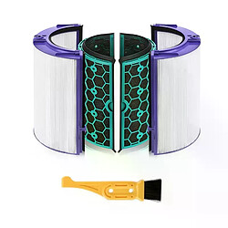 Filtre à charbon actif AD HEPA pour Dyson HP04 TP04 DP04, purificateur d'air scellé en deux étapes, système de filtre 360 °