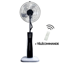 Ventilateur Brumisateur 75W Télécommande Réservoir 3L Oscillant Programmable 3 vitesses Nebula Fan Plus NIKLAS