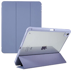 Etui en PU + TPU transparent, anti-chute avec support pour votre iPad Air (2022)/(2020) - violet