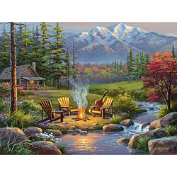 Avis Ravensburger Puzzle 2D for seniors: Living room by the river 750 elements