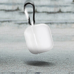 Acheter Avizar Coque AirPods 3 en Silicone Doux Résistant Effet Mat Mousqueton transparente