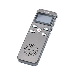 Dictaphone Portable Avec Écran OLED 8GB Enregistreur Vocal Longue Durée Gris YONIS