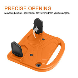 Coque en TPU style moineau EVA antichoc avec béquille orange pour votre Huawei MediaPad M5 10 (10.8 )/MediaPad M6 10.8 pouces