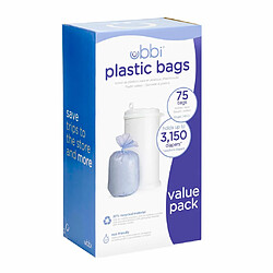 Avis Ubbi Ensemble de sacs de poubelle à couches 3 packs Plastique