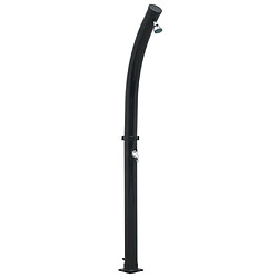 vidaXL Douche solaire Noir 214 cm 20 L