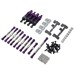 Kit Métal De Remplacement RC Support De Choc Pour Camions De Voiture WPL HengLong FY Violet