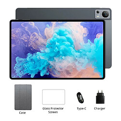 Tablette N-one NPad X1 Android 13, écran IPS 11", MTK Helio G99, 8 Go de RAM 128 Go de ROM UFS, avec étui en cuir et film trempé