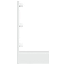 Acheter vidaXL Armoire à miroir avec LED blanc 90x31,5x62 cm