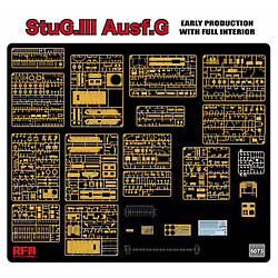 Avis Rye Field Model Maquette Char Stug Iii Ausf. G Early Production W/full Interior