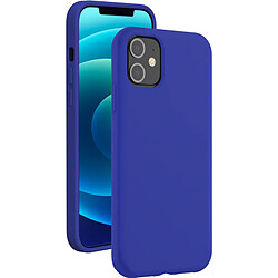 Coque iPhone 12 / 12 Pro Silicone SoftTouch Bleue Bigben