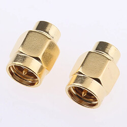 Avis 2pieces SMA Mâle RF Coaxial Bouchon Terminal Charge 2wW50ohm Plaqué Or