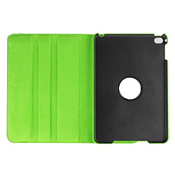 Wewoo Smart Cover vert pour iPad mini 4 Litchi Texture 360 degrés Rotation Smart Case en cuir avec support pas cher