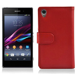 Avis Cadorabo Coque Sony Xperia Z1 Etui en Rouge