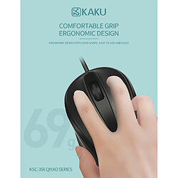 Avis iKaku KSC-356 Souris d'ordinateur optique 3 boutons 1500 DPI USB Noir