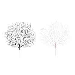 Branche de corail artificiel décoratif arbre plantes séchées branches décor blanc